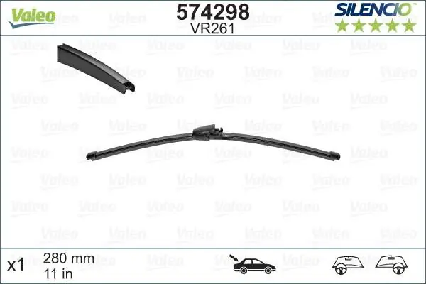 Oferta limitowana | WYCIERACZKA VM 261 TYLNA 280MM VM 261