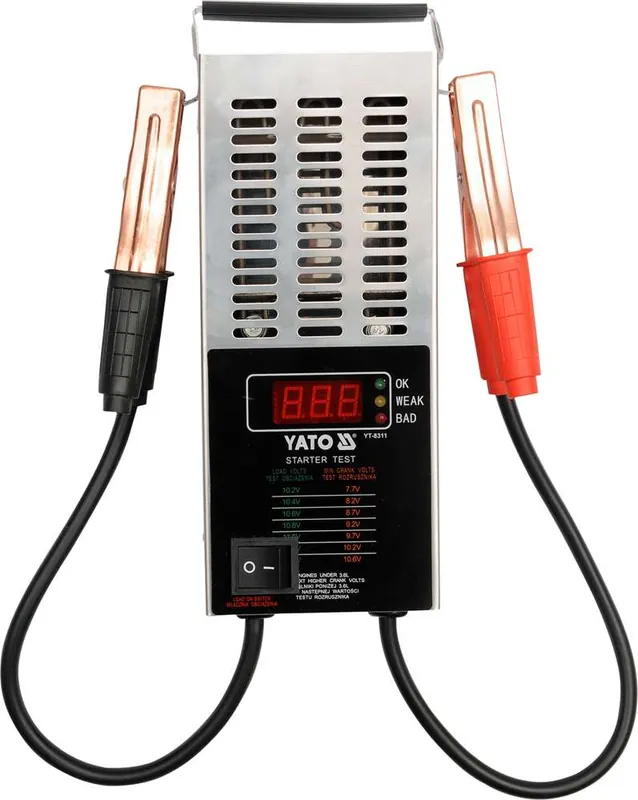 Produkt ceniony przez klientów | TESTER AKUMULATORÓW 12V YATO