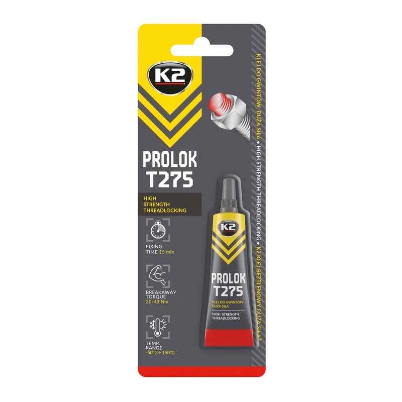 KLEJ DO ŚRUB 6ml CZERWONY SILNY /K2/ - Ostatnia okazja
