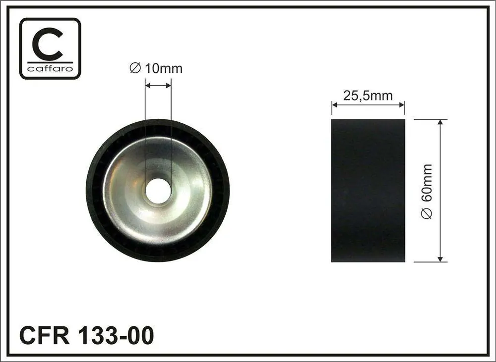 Najwyższa jakość | ROLKA NAPINACZA 60X17X25 PLASTIK-GŁADKA, ŁOŻYSKO NACHI JAPAN