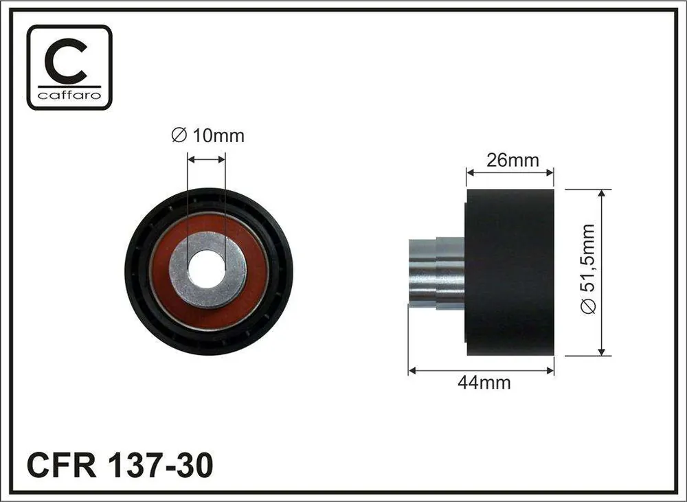 ROLKA NAPINACZA 52X10X26 PLASTIK-GŁADKA. PODWÓJNE ŁOŻYSKO, ŁOŻYSKO NACHI JAPAN | Zamów online