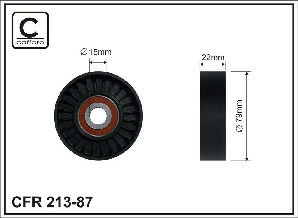 Kup dziś | ROLKA NAPINACZA 79X15X22 PLASTIK, ŁOŻYSKO NACHI JAPAN