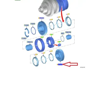 Koło zębate 4-GO biegu Ford Katalog TRANSIT/TOURNEO CUSTOM TTF 2012-2024 2008182 - Nowość w sklepie