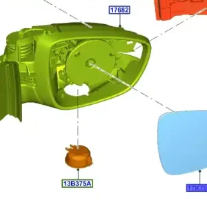 Wygodne zakupy - Szkło lusterka prawego Ford Focus 2018 - wyprzedaż 2195775