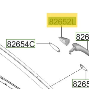 Okazja | Osłona klamki drzwi lewy przód Hyundai Tucson (2022-2024) 82652N7100