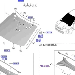 Szyba czołowa Kia Ceed Xceed ProCeed 2021 86110J7701 | Kupuj bezpiecznie