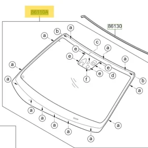 Szyba czołowa Hyundai I30 (2024) 86110G4AA0 - Prosto od producenta