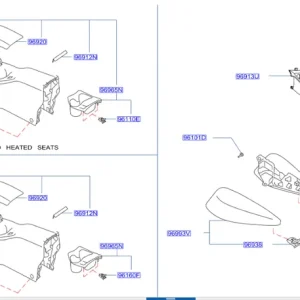 Wybór klientów - Nakładka tunelu Nissan Qashqai 2013-2021 969304EA0A