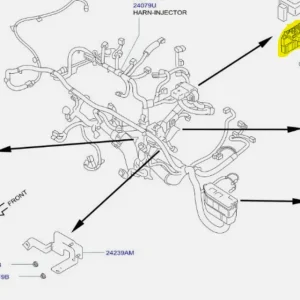Dodaj do koszyka | Zespół bezpieczników głównych nissan Qashqai J11 24380HV90A