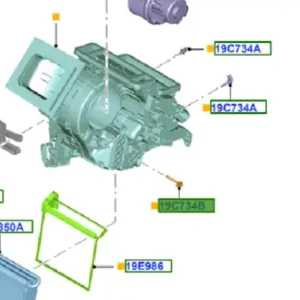 Czujnik streowania temperaturą Ford Focus 2014-19 - wyprzedaż 1405457 | Właśnie dodano