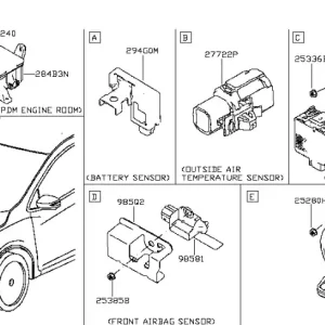 SRUBA MOCUJĄCA RADAR PRZEDNI NISSAN PULSAR - wyprzedaż 081106102G - Oferta kończy się wkrótce
