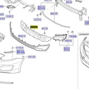 Absorber zderzaka przedniego Kia Ceed 2012 86520A2000 | Na zamówienie