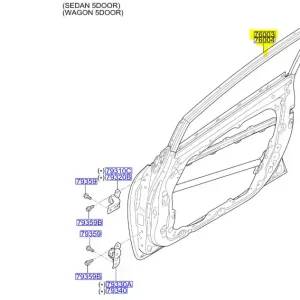Drzwi lewy przód Kia Ceed 2015 2018 76003A2700 | Superoferta