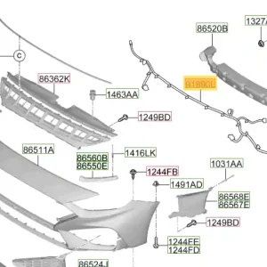 Wiązka elektryczna czujnika parkowania Hyundai I30 (2020) 91885G4020 - Spiesz się