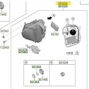 Lampa przednia lewa strona Hyundai Tucson (2024) 92101N7800 | Jeszcze taniej