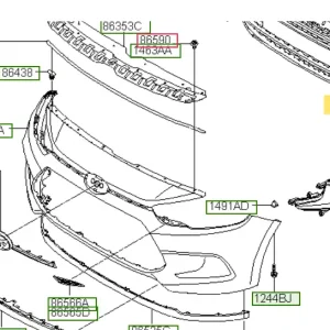 Bezpieczna płatność - Lampa przednia przeciwmgielna lewa Hyundai I20 (2018) 92201C8800