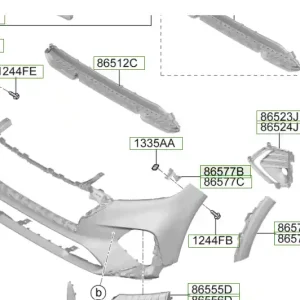 Lampa przednia led prawa strona Hyundai Tucson (2018) 92208D7700 - Bardzo popularny produkt