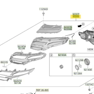 Lampa światła do jazdy dziennej prawa Hyundai Tucson (2024) 92208N7900 - Klienci polecają