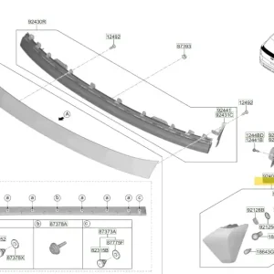 Tylna lampa zespolona prawa Hyundai Kona (2023) 92406BE000 | Mega okazja