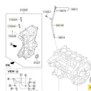 Uszczelniacz oleju tylny Hyundai I20 / Bayon / I30 / Kona 2144303011 | Nie zwlekaj