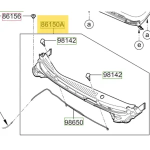 Podszybie Przednie Hyundai I30 (2012-2016) 86150A6000 - Już w sprzedaży