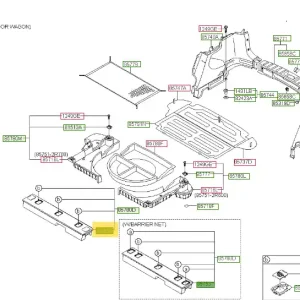 Prosto od producenta - Wykładzina Bagażnika Hyundai I30 (2009) 857102R100WK