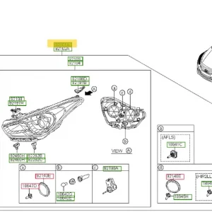 Lampa Przednia Lewa Hyundai I40 (2012) 921013Z320 - Szybka dostawa