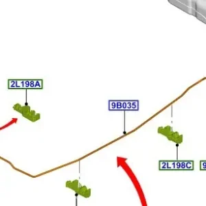 Nowość - Przewód rurka paliwa Ford Fiesta 2017-23 - wyprzedaż 2122979