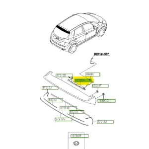 Lampa stop Hyundai IX20 927001K000 | Tylko przez ograniczony czas