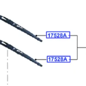 Top oferta - Pióro wycieraczki komplet Ford KA 2008-16 - wyprzedaż 2120697