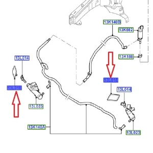 Nowość już dostępna - Zaślepka otworu spryskiwacza prawego Ford FOCUS CB4 2008-2011 1528552