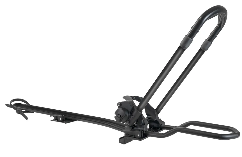 Najlepsza cena - Menabo Clover DX czarny aluminiowy uchwyt rowerowy na dach do e-bike (prawostronny)