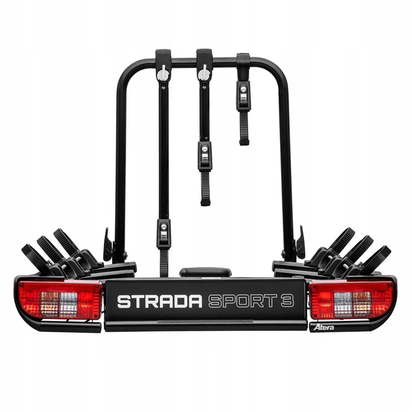 Atera Strada Sport 3 PRO black - bagażnik rowerowy na hak na 3 rowery - Duży rabat