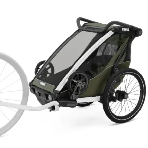 Zniżka | Thule Chariot Lite pojedyncza przyczepka rowerowa vintage green