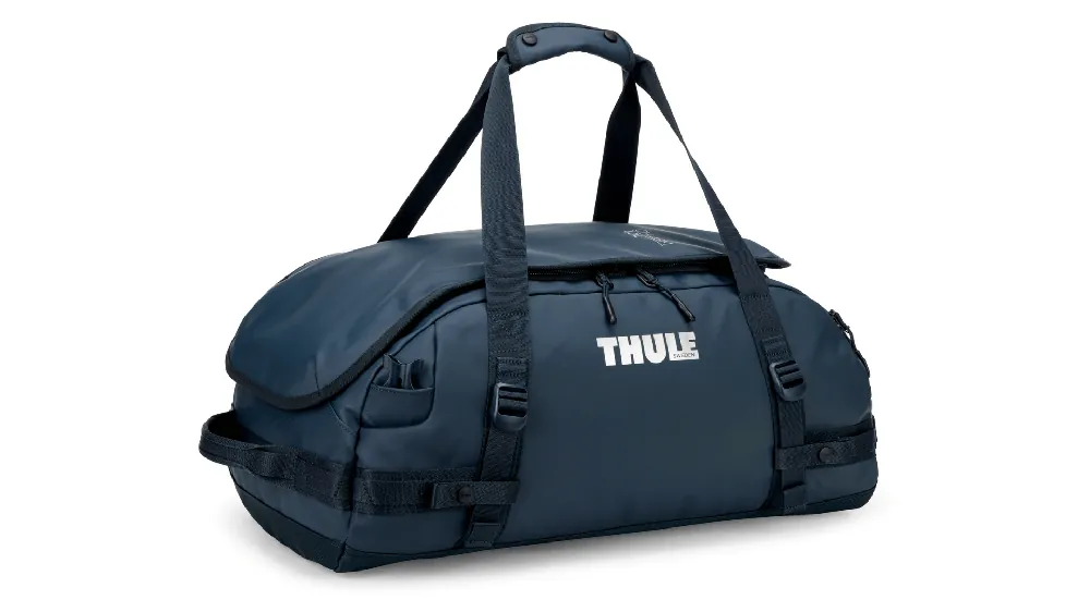 Thule Chasm Recycled Duffel torba podróżna plecak 40L - Darkest Blue - Na zamówienie
