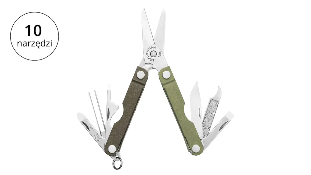 Prosto z fabryki - Leatherman MICRA Spruce Multitool 10 narzędzi