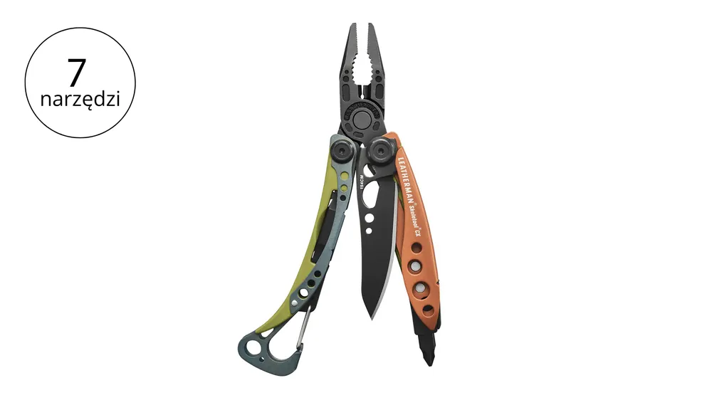 Leatherman SKELETOOL CX Aurora Multitool 7 narzędzi stal nierdzewna - Promocja kończy się wkrótce