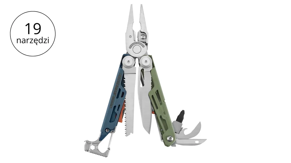 Ostatnie sztuki - Leatherman SIGNAL Tundrascape Multitool 19 narzędzi