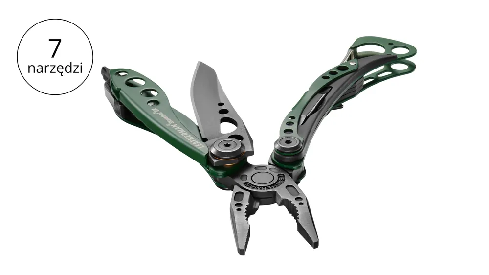 Leatherman SKELETOOL CX OD Green Multitool 7 narzędzi stal nierdzewna - Sprawdzony wybór