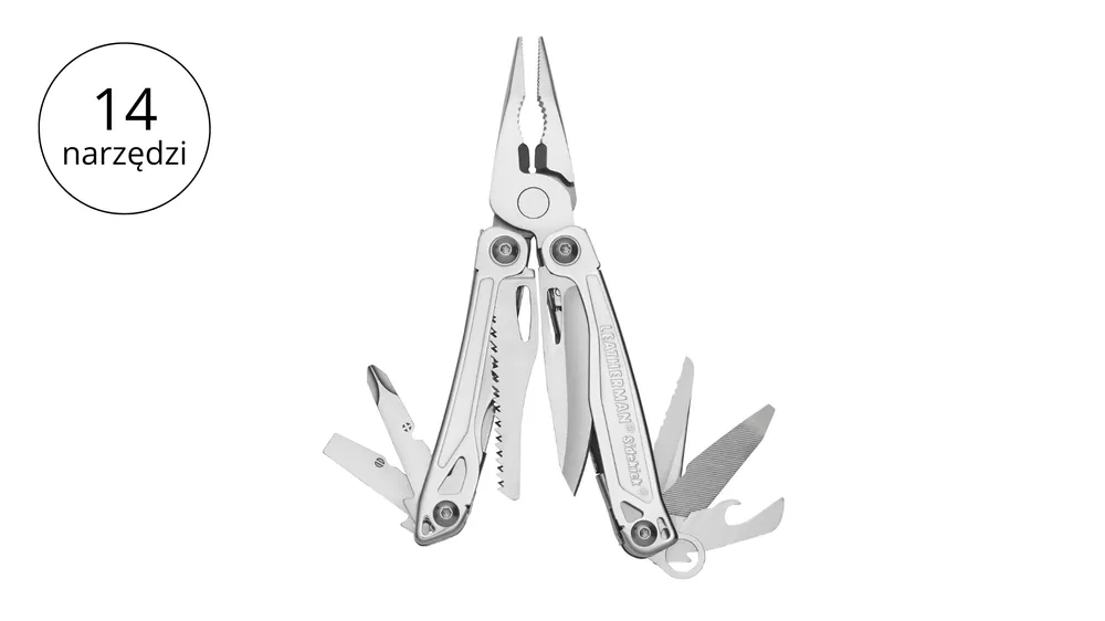 Leatherman SIDEKICK Multitool 14 narzędzi stal nierdzewna | Bestseller