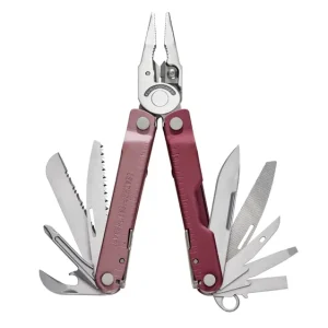 Leatherman REBAR Heathered Cranberry Multitool 17 narzędzi - Dodaj do koszyka