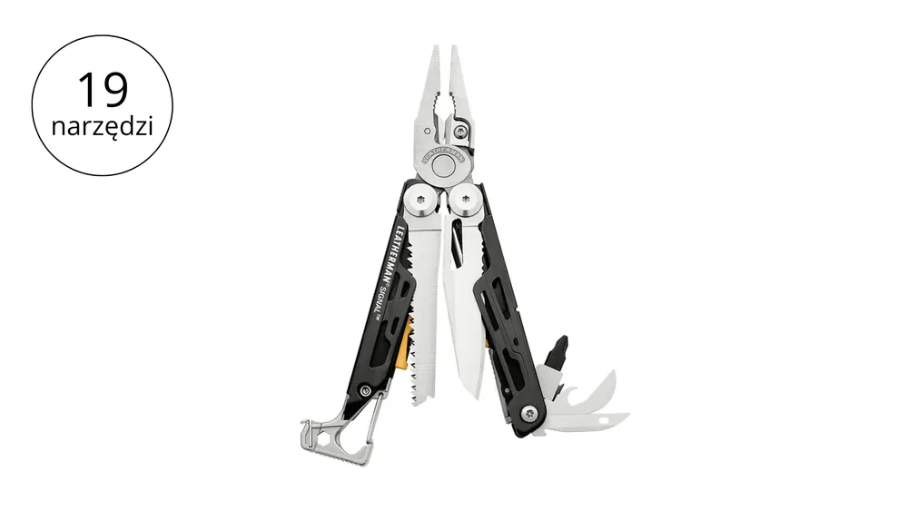Zapasy na wyczerpaniu | Leatherman SIGNAL Multitool 19 narzędzi stal nierdzewna