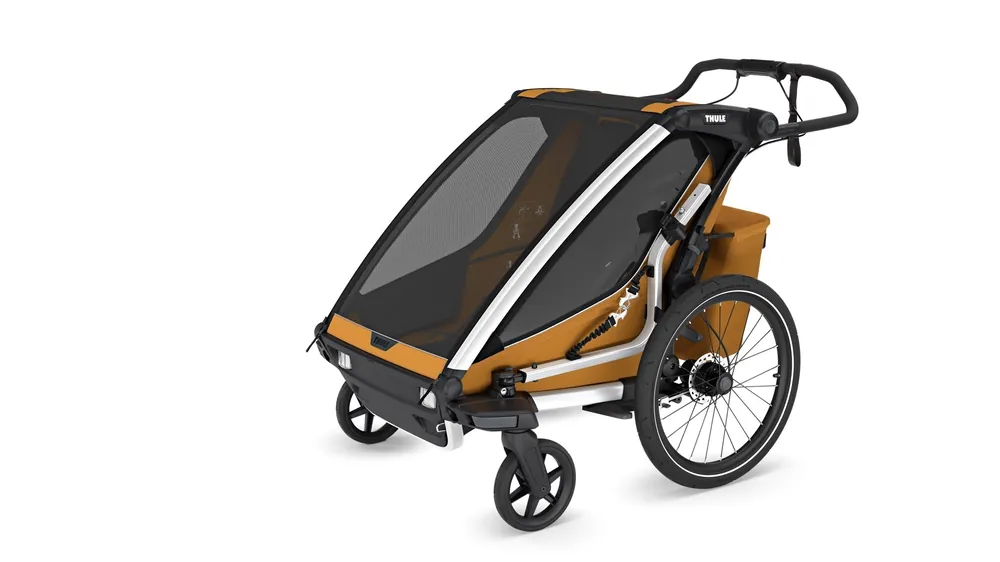 Obniżka | Thule Chariot Sport 2 podwójna Natural Gold przyczepka rowerowa