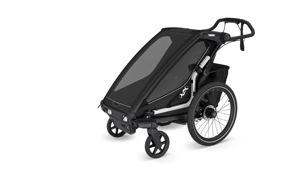 Thule Chariot Sport 2 pojedyncza czarna przyczepka rowerowa | Bezpieczna płatność