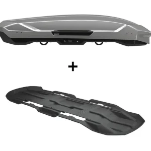 Zestaw Thule Motion 3 XL Box dachowy Tytanowy połysk plus wykładzina | Okazja cenowa