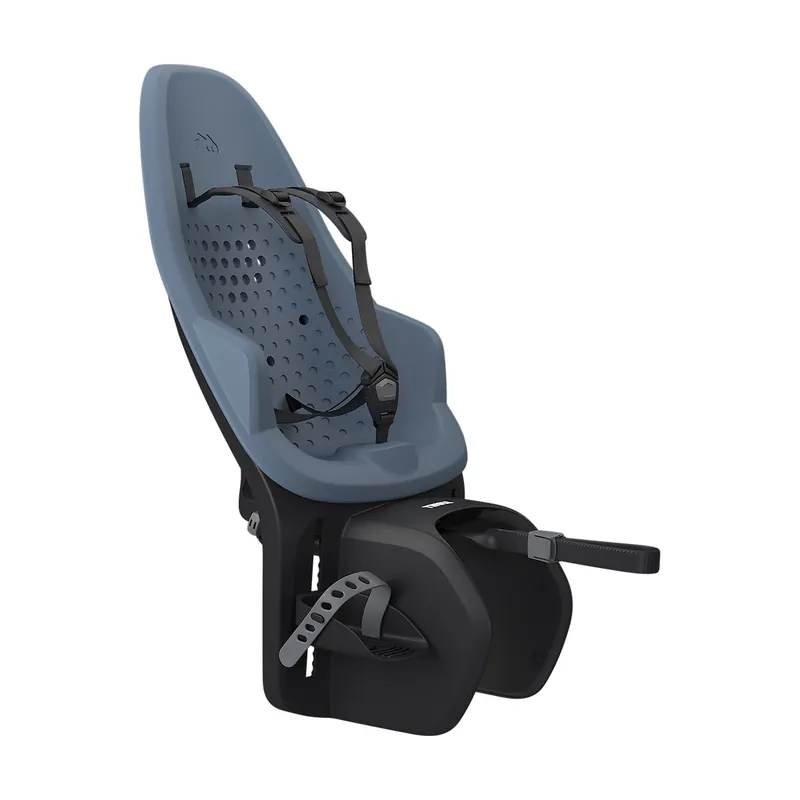 Jakość premium | Thule Yepp 2 Maxi- Rack Mount- Aegean Blue fotelik rowerowy na bagażnik